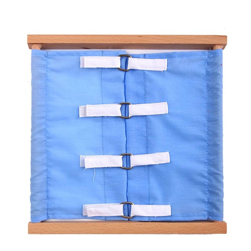 EUKVYQPX Montessori Dressing Frame Learn to Dress, Basic Life Skills Learn to Dress Practice Boards,Velcro