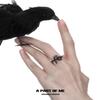 Shopular Game Love and deepspace Sylus Crow Cosplay Ring Fashion Adjustable Rings Red Zircon Jewelry Costume Accessories Merch Props Gift view 3