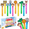 WHALEISLAND Jungle Safari Party Favors,20Pcs Wild Animals Bubble Wands for Kids,Zoo Bubble Wand for Safari Wild One Birthday Party Supplies, Baby Shower Goodie Bag Stuffers Gift view 1