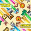 WHALEISLAND Jungle Safari Party Favors,20Pcs Wild Animals Bubble Wands for Kids,Zoo Bubble Wand for Safari Wild One Birthday Party Supplies, Baby Shower Goodie Bag Stuffers Gift view 4