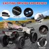 2 Seater Ride On Car,24V Licensed Can-Am Electric ATV Car for Kids, 4 Wheeler Electric Toy Car with Bluetooth,Led,Leather Seaters,5 Mph Max Speed,for Boys,Girls,Grey view 3