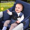 MOMFANN Stroller Wagon for 2 Kids, Baby Wagon Stroller with Adjustable Handle for Infants and Toddlers (Light Blue) view 4