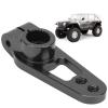 25T Steering Gear Arm Servo Arm, Aluminum Alloy Material, Sturdy and Lightweight Upgrade Part for 1/8 1/10 RC Car, Provides Cushioning and, Easy to Install (Black) view 4