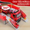 Toy Fire Truck Toddler Rescue Firetruck - Fire Engine Toy with Water Pump STEM Education Lights & Sounds Transformer Ejector Truck Car Race Track Kids Ages 3-5 6 7 8 Year Old Christmas Birthday Gift view 3