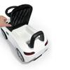 DOLU Ride-On Car for Toddlers, Foot-Powered Push Toy Vehicle with Horn & Under Seat Storage - Developmental Sit & Push Ride for 12 Months & Up, White view 4