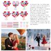 1008 Pcs Classroom Tree Bulletin Board Decorations Set 3D Heart Tree Craft DIY Sticker Crafts Self-Adhesive Stickers Wedding Heart Decoration of Valentine's Day Back to School Christmas 24 Set view 3