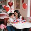 1008 Pcs Classroom Tree Bulletin Board Decorations Set 3D Heart Tree Craft DIY Sticker Crafts Self-Adhesive Stickers Wedding Heart Decoration of Valentine's Day Back to School Christmas 24 Set view 4