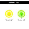 40PCS Vintage Toy Car Wheels 37mm Model Toy Plastic Wheel with 20PCS Shaft Round Rod Axles for RC Car Truck Airplane DIY Model Toy Accessories (Green,Yellow) view 3