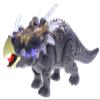 Dusky Shark Walking Triceratops Dinosaur Toy with Lights and Sounds (Gray) view 1