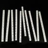10PCS 0.5 Module Plastic Gear Plastic Connecting Rod Long Strip Rack Gear Pinion Transmission Rod for DIY Model Toy RC Car Truck Parts view 2