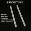 10PCS 0.5 Module Plastic Gear Plastic Connecting Rod Long Strip Rack Gear Pinion Transmission Rod for DIY Model Toy RC Car Truck Parts view 3