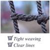 Climbing Cargo Net Colorful Safety Protective Nets Protective Safety Net, Waterproof Climbing Cargo Netting, for Indoor Outdoor Children Playground, Load 300kg,(2 * 5m(6.6 * 15.15ft)) view 2