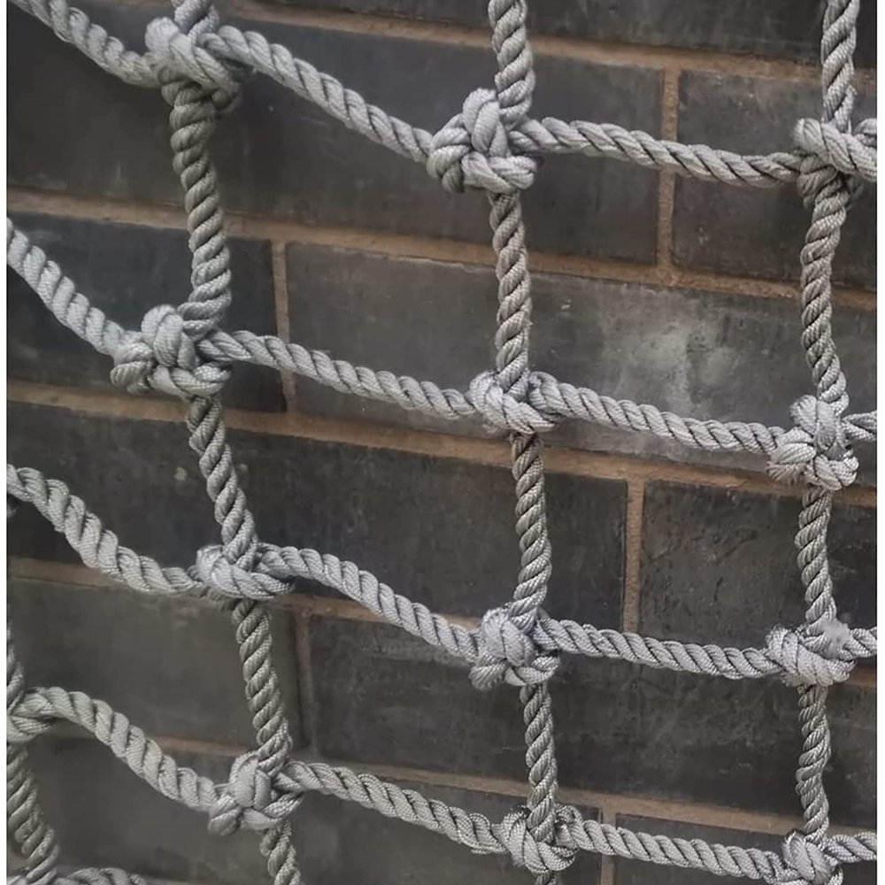 Climbing Cargo Net Colorful Safety Protective Nets Adults, Polyamide Playground Net, Plant Support Netting, Childrens Climbing Equipment, Garden Outdoor Obstacles Activities,(2*2m(6.6*6.6ft))