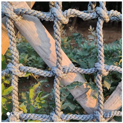 Climbing Cargo Net Colorful Safety Protective Nets Garden Climbing Cargo Net, Portable Protective Safety Net, for Indoor and Outdoor Playground Equipment, Load 200kg,(2 * 5m(6.6 * 15.15ft))