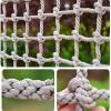 Climbing Cargo Net Colorful Safety Protective Nets Kids Playground Play Safety Net - Climbing Heavy Duty Cargo Net - Treehouse Garden Net, for Outdoor Swing Sets, Backyard Play Sets,(3*4m(9.9*12.12ft) view 1