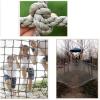 Climbing Cargo Net Colorful Safety Protective Nets Kids Playground Play Safety Net - Climbing Heavy Duty Cargo Net - Treehouse Garden Net, for Outdoor Swing Sets, Backyard Play Sets,(3*4m(9.9*12.12ft) view 3