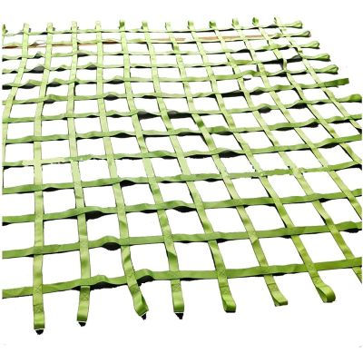 GUOSPIUS Climbing Cargo Net Colorful Safety Protective Nets Large Climbing Cargo Rope Ladder Net, Cargo Webbing Net, for Improve The Balance and Strength of Children and Adults, 4.8x6.1ft