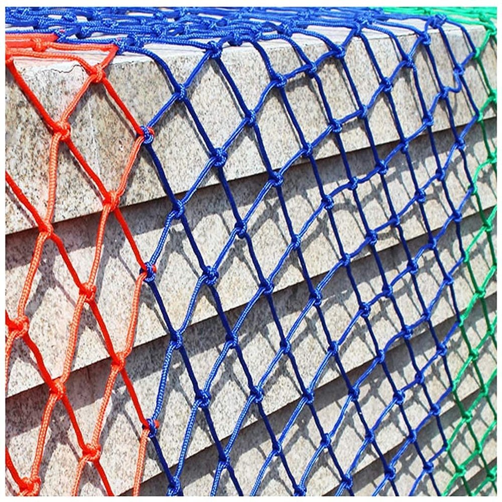 Climbing Cargo Net Colorful Safety Protective Nets for Children Outdoor Play Toys, Load 100kg,(2 * 3m(6.6 * 9.9ft))