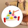 Simhoa Wooden Hammer Activity Toy for Toddlers, Triangle view 4