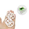 10PCS Model Toy Wheel 44mm Toy Car Wheels with 5PCS Shaft Round Rod Axles for DIY Model Toy RC Car Truck Robot Parts (White) view 2