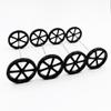 10PCS Model Toy Wheel 44mm Toy Car Wheels with 5PCS Shaft Round Rod Axles for DIY Model Toy RC Car Truck Robot Parts (White) view 3