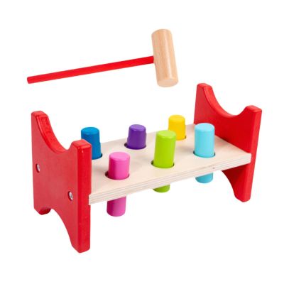 Simhoa Wooden Hammer Activity Toy for Toddlers, Rectangle