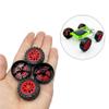 30PCS Toy Car Wheels 2mm Dia Shaft Plastic Car Wheels with 15PCS Shaft Round Rod Axles for DIY Model Toys RC Car Truck Robot Parts (Red) view 3