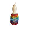7 inches wood beaded Gourd shekere, Rhythym Music instrument, African druming gourd shaker, Musician Gifts, Valentines gifts view 1