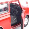 1961-1967 Cooper Red with White Top Timeless Legends 1/18 Diecast Model Car by Motormax 73113red view 4