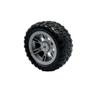 4PCS Toy Car Wheel 60mm Toy Car Rubber Tire Wheels with Shaft Round Rod Axles for RC Car Truck Robot DIY Model Toy Parts view 1