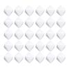 30pcs White Dice, Multifunctional 8 Sided Plastic Polyhedral Dice Set for Board Games Teaching