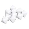 30pcs White Dice, Multifunctional 8 Sided Plastic Polyhedral Dice Set for Board Games Teaching view 2