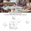 30pcs White Dice, Multifunctional 8 Sided Plastic Polyhedral Dice Set for Board Games Teaching view 4