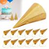 Alomejor Birthday Party Crown Glitter Cone Hats Party Hat Decorations for Children Party Holiday Celebration (Gold) view 4
