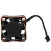 Alomejor Small Size Light Weight Easy Install and Remove Aluminum Cooling Fan with for Electric RC Car Heat Dissipation (Black Orange) view 2