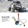 Alomejor Brushed ESC 80A/480A 2 Way 6V 3A BEC Output Auto Adjustment RC Car Brushed ESC for 1/8 RV SUV Truck Crawler view 4