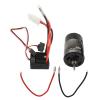 550 Brushed Motor ESC Combo, 60A ESC for Drag Tractor Truck 1/14 1/10 Climbing Car DIY Modification (35T) view 3