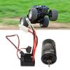 550 Brushed Motor ESC Combo, 60A ESC for Drag Tractor Truck 1/14 1/10 Climbing Car DIY Modification (35T) view 4