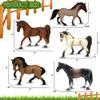 ZAGA Toys Stallion Bundle  Hand-Painted Horse Figurines | Tennessee White, Tennessee Walker, Hanover, Pure Blood Lusitano | Collectible Animal Set Display view 3