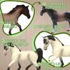 ZAGA Toys Stallion Bundle  Hand-Painted Horse Figurines | Tennessee White, Tennessee Walker, Hanover, Pure Blood Lusitano | Collectible Animal Set Display view 4