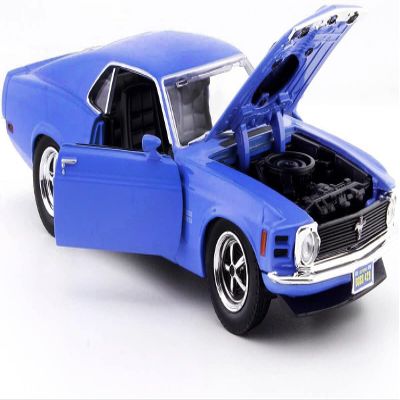 1970 Boss 429 Dark Blue Timeless Classics Series 1/18 Diecast Model Car by Motormax 73154blue