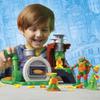 Play-Doh Teenage Mutant Ninja Turtles Slice & Blast Pizza Playset, Bendy 4 Inch Mikey Action Figure, Kids Arts & Crafts, TMNT Toys for Boys & Girls 4+ view 2