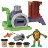 Play-Doh Teenage Mutant Ninja Turtles Slice & Blast Pizza Playset, Bendy 4 Inch Mikey Action Figure, Kids Arts & Crafts, TMNT Toys for Boys & Girls 4+ view 4
