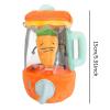 harayaa Carrot Juicer Toy Drawstring Rotating Stuffed view 3