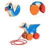 Amagogo Pull Along Toy with String Animal Push and Pull Along Toy Fine Motor Skills Walking Wooden Toy for 1 Year Olds Gifts, Pterosaur view 3