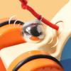 Amagogo Pull Along Toy with String Animal Push and Pull Along Toy Fine Motor Skills Walking Wooden Toy for 1 Year Olds Gifts, Pterosaur view 4