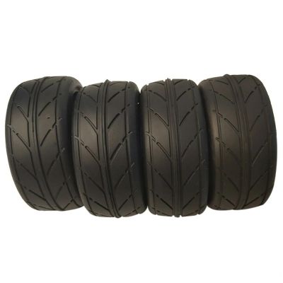 4pcs 1/10 Rubber Tread Soft Wheel Tires for Ta-Miya TT01 TT02 for Tra-xxas for HSP for HPI 1/10 RC Drift Racing Car Tyre Upgrade