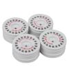 4PCS Aluminium Alloy Dish Wheel Rim for Ta-Miya XV-02 Pro TT02 HSP for Red-cat for Kyo-sho for Tra-xxas 1/10 RC on Road Drift Racing Rally(Yellow) view 2