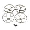 CUIPPWRJ 4 PCS 3 Inch 2.5 Inch Guard Protection Ring Compatible with Cinewhoop Drone Quadcopter Compatible with Small Drones(4PCS 3inch LightGrey) view 1