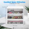 1/64 Car Garage Parking Lot Model 3 Tiers Acrylic Garage Display with LED Light for Storage&Display view 2